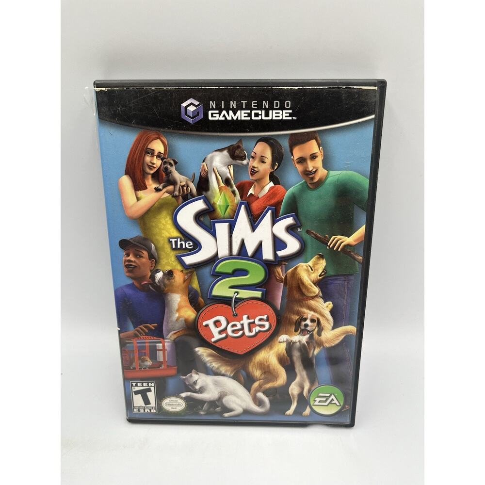 Sims 2: Pets (Nintendo GameCube, 2006) Complete In Box Tested